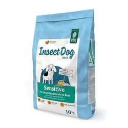 10kg GREEN PETFOOD InsectDog Sensitive Trockenfutter für adulte Hunde glutenfrei