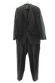 S.Oliver Herren Anzug Sakko Hose Gr. 54 Anthrazit Gestreift Regular Fit #DM-30