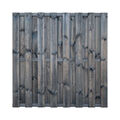 8x Sichtschutzzaun 180x180cm GRAU Bohlenzaun Bretterzaun Gartenzaun Holzzaun