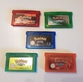 Pokemon Gameboy Advance Spiele Rubin,Smaragd,Sahpier,Feuerrote,Blattgrüne/NOE❤