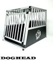 DOGHEAD Hundetransportbox Alu 65x85x69 ECO - 6585E - Hundebox - Autobox - Alubox