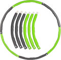 Hula Hoop Reifen Bauchtrainer Ring Training Massage Schaumstoff 8 Teile grün