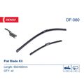 Wischblatt DENSO Flat Blades DF-080, 650/400mm, Vorne, 2 Stück