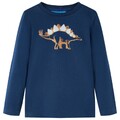 Kinder-Langarmshirt Dunkles Ocker 92