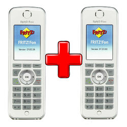 2 Stück AVM Fritz!Fon C4 Mobilteil mit neu Akku DECT für Fritz!Box 20002624