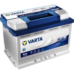 VARTA N70 Blue Dynamic EFB 70Ah Start Stop Autobatterie 570 500 076 Batterie E45