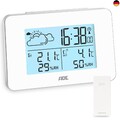 ADE Digitale Wetterstation Funk mit Außensensor | Innen und Außentemperatur | L