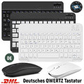 QWERTZ Layout Tastatur Maus Für iPad 5/6/7/8/9/10th Gen Air 3 4 5 6 Pro 11 13''