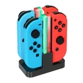 Power Dock - Switch Joycon Controller Ladegerät 4 in 1 Ladestation für Ninten...