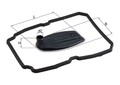 MAHLE Hydraulikfilter Automatikgetriebe HX 81D Filtereinsatz für CHRYSLER JEEP 3