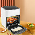 15L Heißluftfritteuse Airfryer mit Sichtfenster Friteuse Heissluft Fritteusen