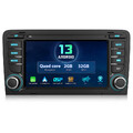 Apple Carplay Android 13 Autoradio Für Audi A3 S3 RS3 8P GPS Navi BT DAB+ 2+32GB