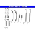 ATE 03.0137-9215.2 Zubehörsatz Bremsbacken für OPEL ASTRA F G G CLASSIC H T98