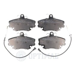 1x Bremsbelagsatz, Scheibenbremse OPTIMAL BP-09870 passend für RENAULT DACIA