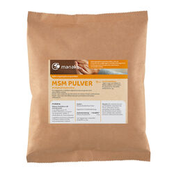 manako MSM (Methylsulfonylmethan) Pulver, 99,9% rein, 1 kg Beutel