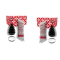 2x FEBI BILSTEIN ACHSMANSCHETTEN SATZ passend für CITROËN C2 C3 FIAT 500 PANDA