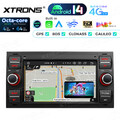4G+64GB Android 14 Autoradio für FORD Focus MK2 C Max Galaxy Octa Core GPS Navi
