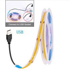 5V 12V LED COB Stripe Streifen Leiste Band Lichtschlauch Lichterkette Flexible