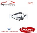ABS SENSOR DREHZAHLFÜHLER PAAR VORNE DELPHI SS21166-12B1 2PCS A FÜR BMW 3,4,1