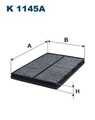 FILTRON Filter, Innenraumluft K 1145A für ROVER MG