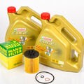 3x MANN-FILTER HU823X Ölfilter + 8L EDGE 5W30 LL-04 Öl für BMW E60 - E64 E65 E70