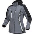 Leibwächter Flex Line Damen-Softshelljacke grau-schwarz Arbeitsjacke Jacke