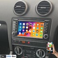 7" Autoradio 6+128G Bluetooth DAB GPS Navi GPS Wifi Für Audi A3 S3 RS3 03-12 RDS