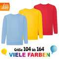 Fruit of the Loom Kinder Kids Sweatshirt 62-041-0 Classic Set-In Pullover 80/20