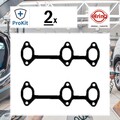 2x ORIGINAL® Elring Dichtung, Abgaskrümmer für Audi A4 Avant A4 A6 Avant 80