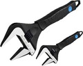 Verstellbarer Schraubenschlüssel Set 150+250mm CR-V Stahl Faltbare Tasche