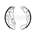 Tomex Brakes Bremsbacken-Satz hinten TX22-18 2218 6001549703 7701210109 | 535823