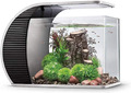 LED Glasaquarium-Set 19 Liter Panoramaaquarium Geschwungene Frontscheibe