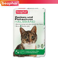 Beaphar Zecken- und Flohschutz Halsband Katze 35 cm dunkelgrün 4 Monate aktiv