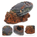  UFO -Landschaftsgestaltung Ornamente Mann Schiffswrack Im Aquarium Dekoration