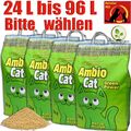 Ambio Cat Green Power Streu - Best Naturklumpstreu - Original Cat`s Katzenstreu