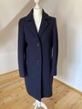 S`Oliver Wollmantel mit Reverskragen Dunkel Blau Damen 36 wie Neu!