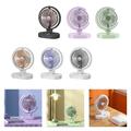 Mini-Tischventilator mit Lichteinstellung Persönlicher Desktop-Ventilator