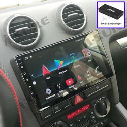 Carplay 4+64G Android 15 Autoradio Navi DSP GPS Für AUDI A3 8P 2003-2013 Mit DAB