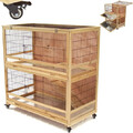 Hasenstall Kaninchenstall XXL Kleintierstall Kaninchenkäfig Hasenvilla 56616