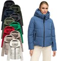 Navahoo Damen Winter Steppjacke Winterjacke Stepp gesteppt Kapuze gefüttert N067