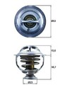MAHLE ORIGINAL TX 123 95D Kühlwasserthermostat für VW GOLF VI (5K1) TIGUAN (5N)
