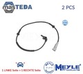 614 899 0053 ABS SENSOR DREHZAHLFÜHLER MEYLE 2PCS FÜR VAUXHALL MOKKA MOKKA X
