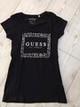 Guess Shirt Gr.XS - schwarz - silber 