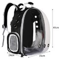 Katzen Hunde Rucksack Haustier Tragetasche Transportbox Transparent Reisentasche