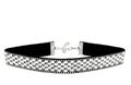 Halskette Halsband Choker Collier mit Strass 2cm  Kropfband Silber Rechteck