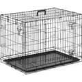 Hundebox Hundetransportbox Hundekäfig Gitterbox 92 x 60 x 66 cm Eisen