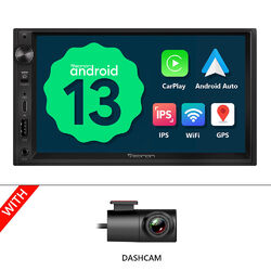 Android 13 7" IPS Touchscreen Doppel DIN Autoradio GPS Navi CarPlay RDS USB WiFi