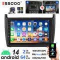 Für VW Polo 6R 6C 2009-2017 Autoradio 2+64G Android 14 Carplay GPS Navi WIFI KAM
