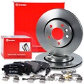 BREMBO BREMSSCHEIBEN Ø294+BELÄGE+WK HINTEN FÜR VW TRANSPORTER MULTIVAN BUS T5 T6