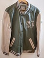 Lederjacke Gipsy Baseballjacket XXL olive /beige neu Bomberjacke